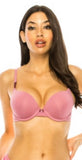 6 PACK OF Women's SUPER add 2 cup SIZE PUSH UPS BRAS EXTREME PADDING 68356 BASIC COLOR