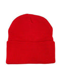 6 PC Beanies Unisex  Warm Plain Cuff Acrylic Knit Ski Skull SNOWBOARD Hat Beanie