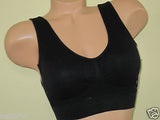 3 Bra 6 Sport Bras Yoga Active Wear Workout Seamless TOP CAMI 1376 Sz S-2XL