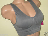 3 Bra 6 Sport Bras Yoga Active Wear Workout Seamless TOP CAMI 1376 Sz S-2XL