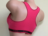 6 Women's Sports Bras Yoga Racer Back Molded Cup Bra Active Wear Sz 32B-40D