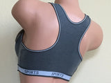6 Women's Sports Bras Yoga Racer Back Molded Cup Bra Active Wear Sz 32B-40D