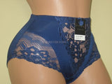 4 OR 6 Sexy High Waisted Girdles Panties Briefs Bikini With Tummy Control Silky Satin 69057 Assorted Colors