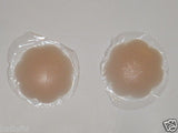 5 Pairs Silicone Breast Nipple Covers Beige Adhevise Reusable One Size Fullness