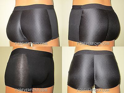 Men's Padded Butt Enhancer Molded Boyshort Underwear Boxer S -2X