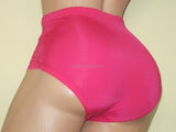 4 OR 6 Sexy High Waisted Girdles Panties Briefs Bikini With Tummy Control Silky Satin 69057 Assorted Colors